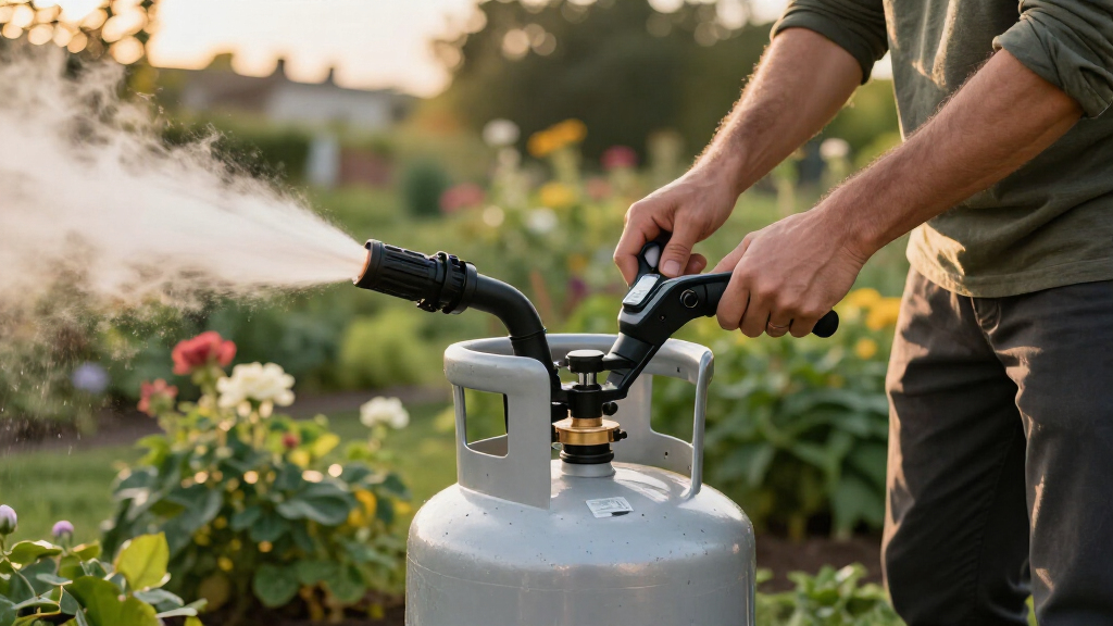 propane thermal fogger for outdoor pest control