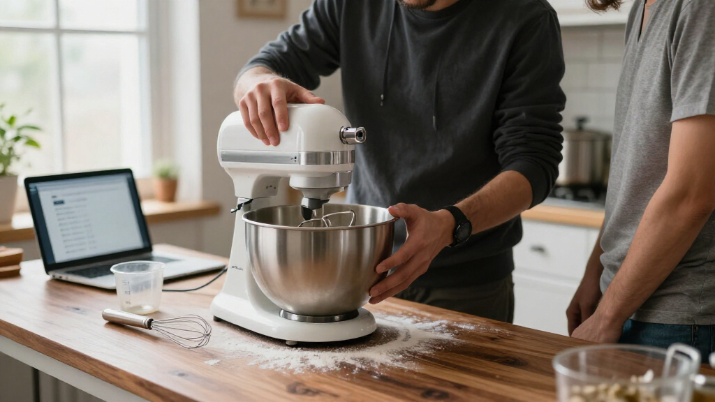 stand mixer with bowl lift