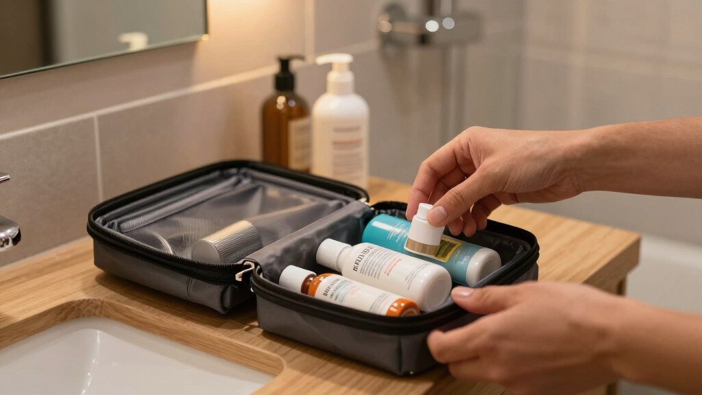 compact travel toiletry kits