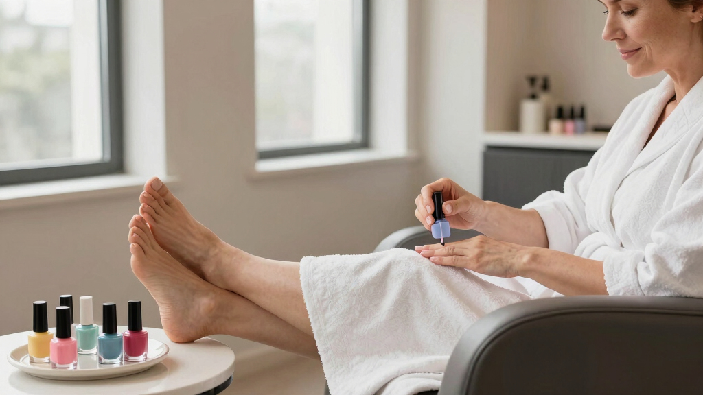 best pedicure nail polishes for mature feet