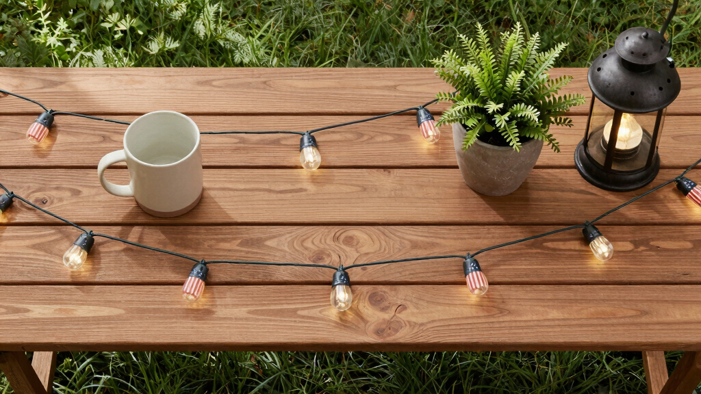 patriotic outdoor string lights