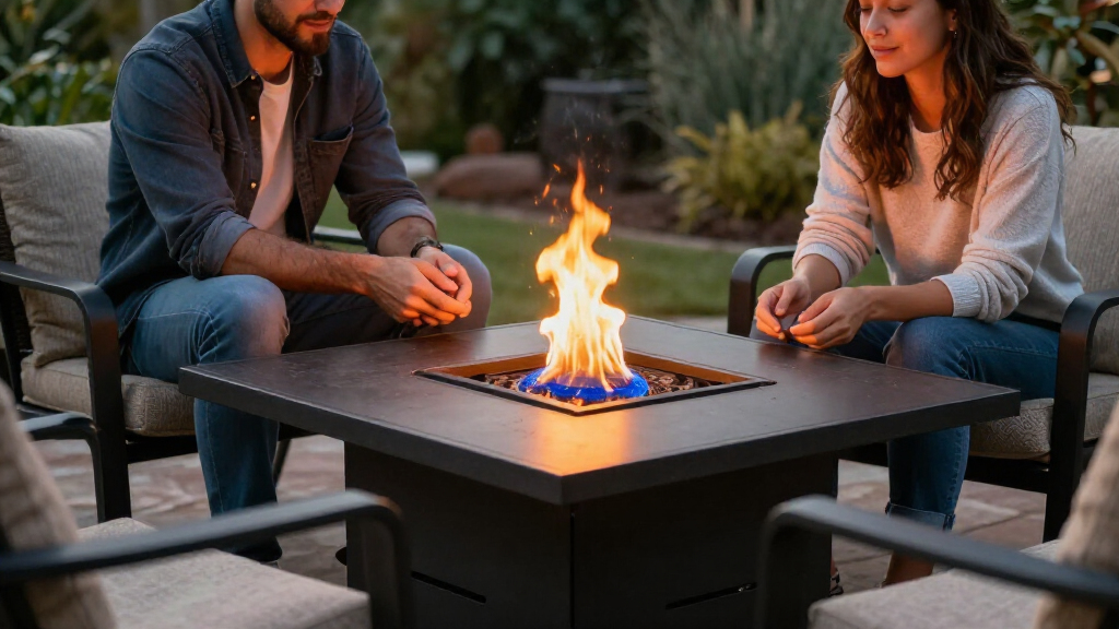 propane fire pit tables