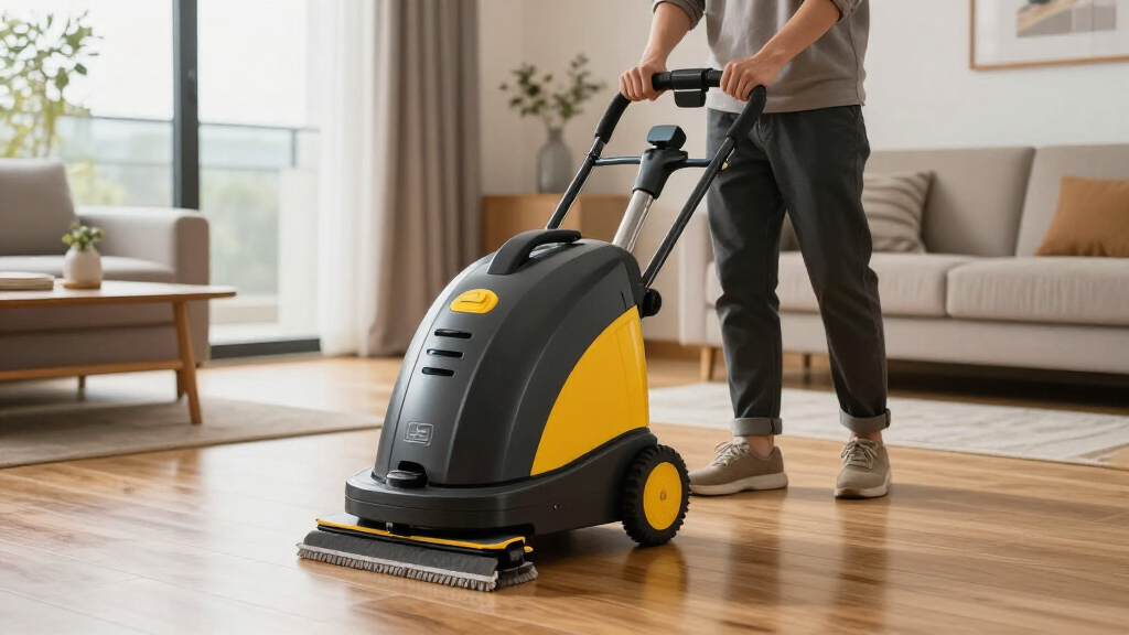 cordless floor scrubber machine