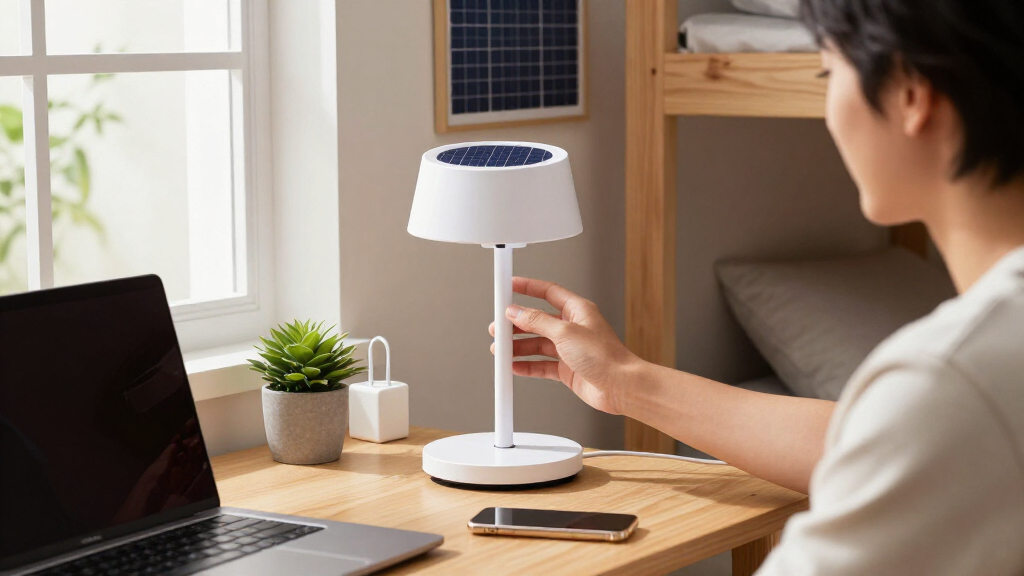 solar-powered dorm room gadgets