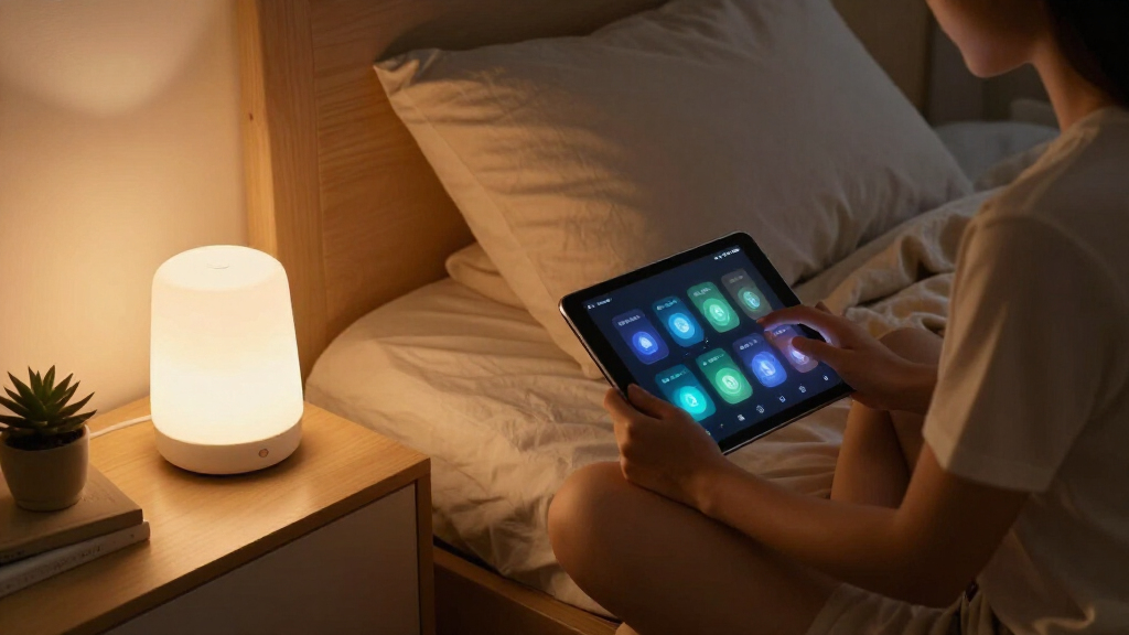 smart night lights with sleep training modes