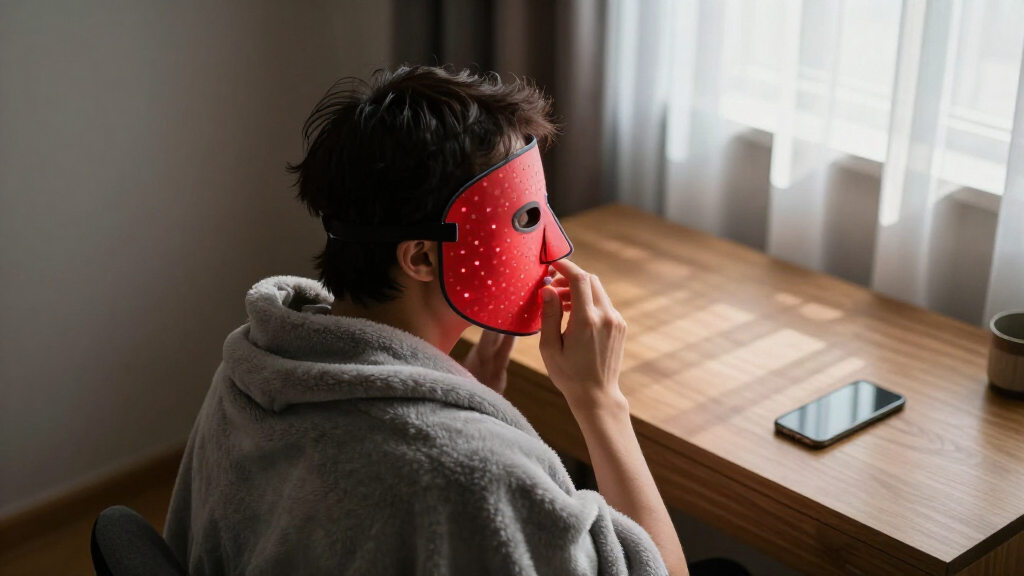red light therapy mask
