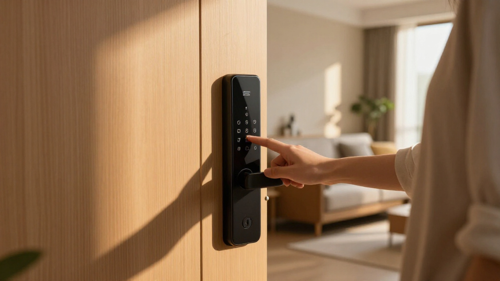 smart lock with wifi built in