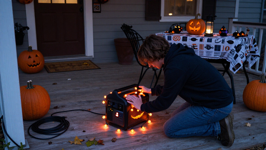 portable solar generators for Halloween