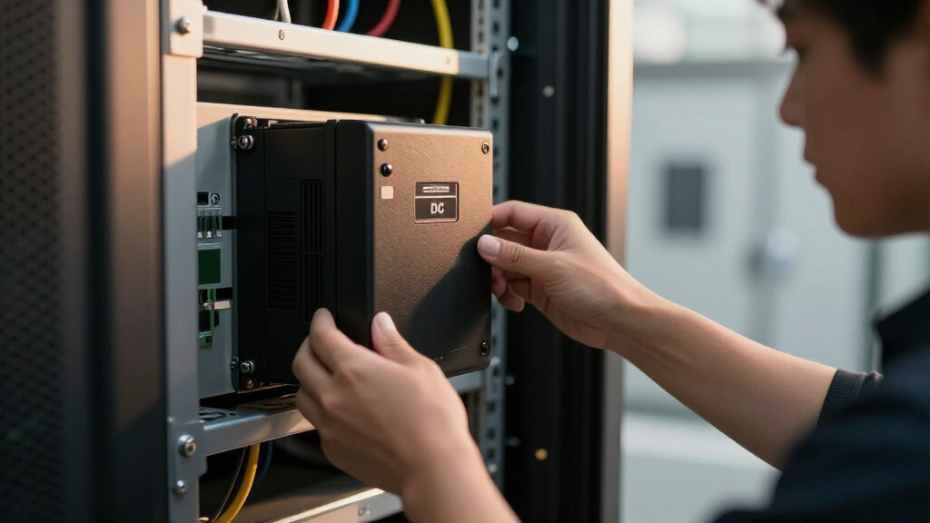dc battery backup module