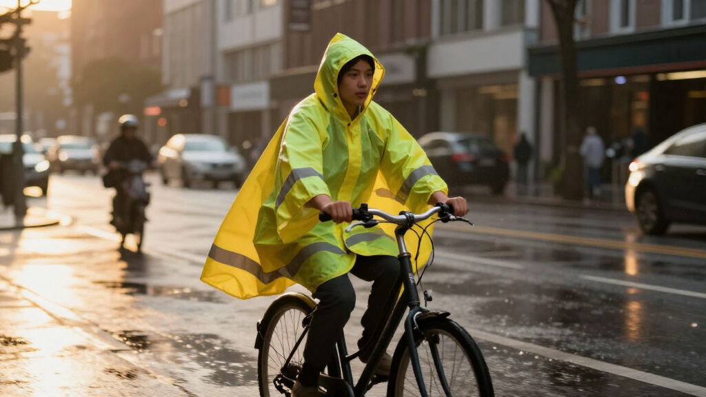 best rain poncho for bike commuting