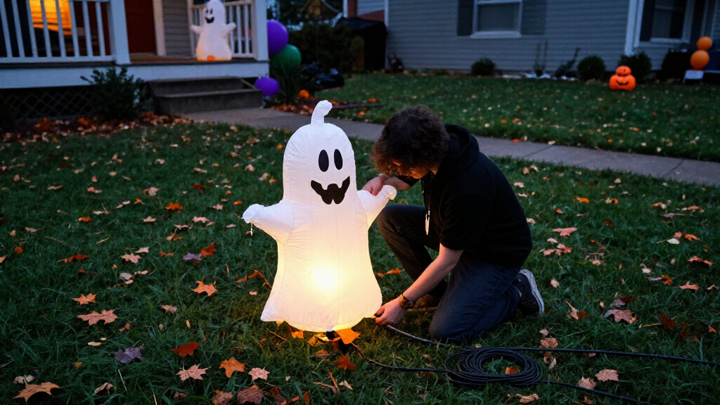 halloween yard inflatables