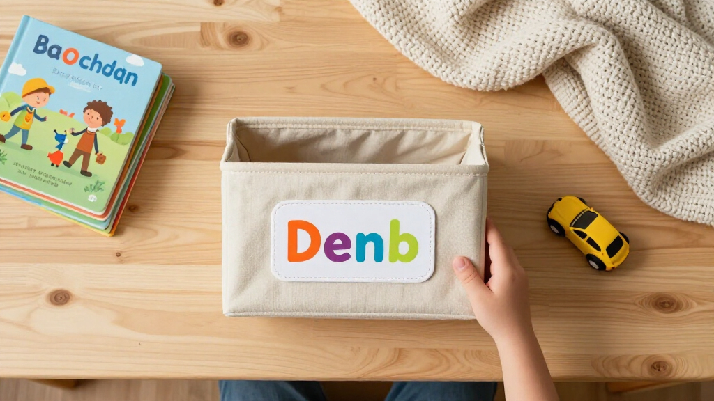 best custom book bins with child name