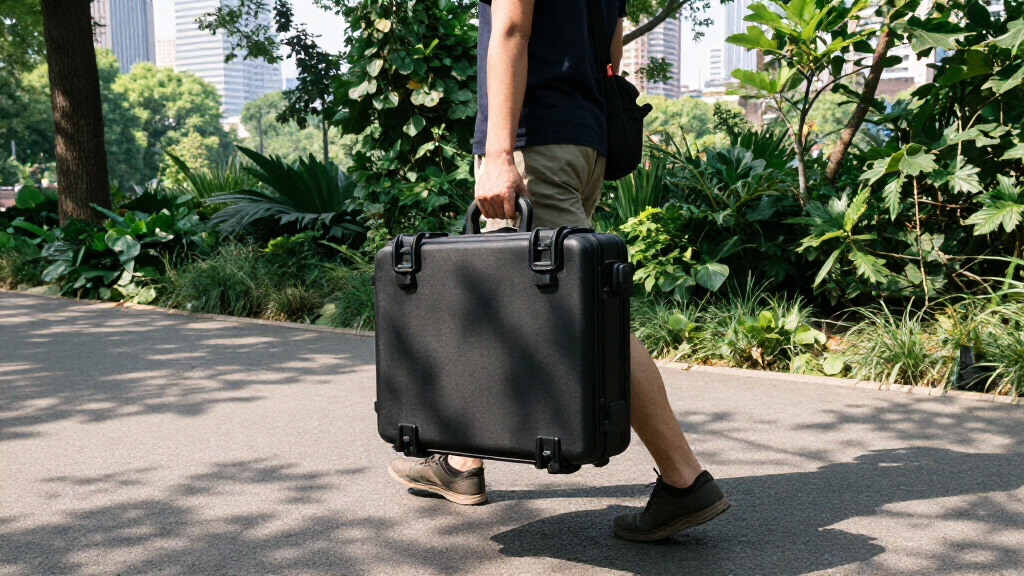 waterproof rolling hard case for camera gear