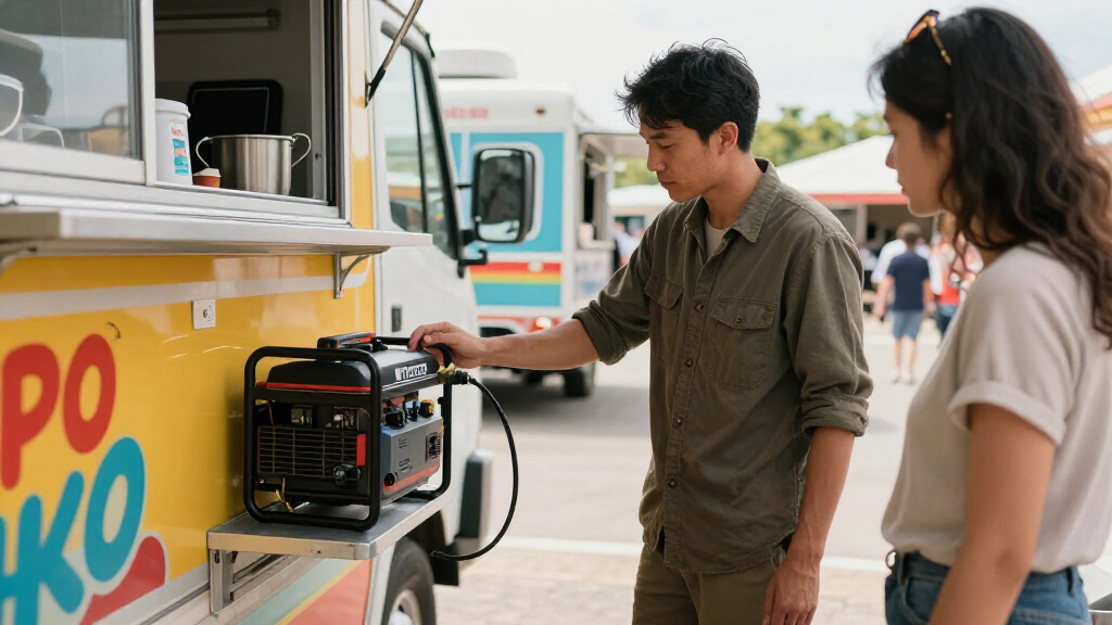 4500 watt inverter generator for food truck