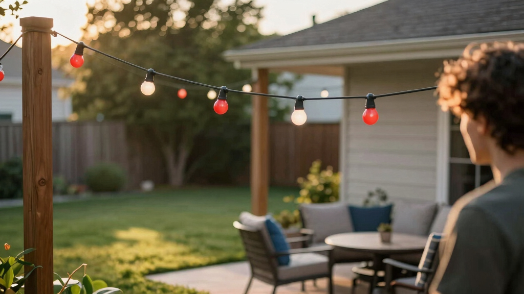 patriotic outdoor string lights