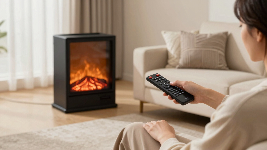 electric fireplaces with remote control