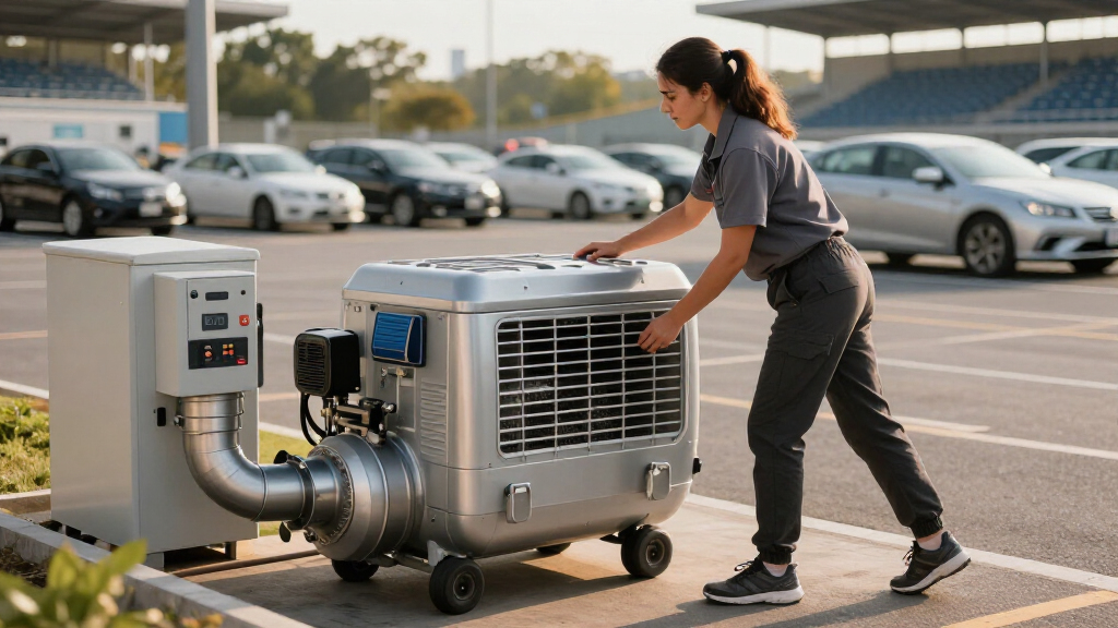 best premium compressor cooler for stadium parking lot