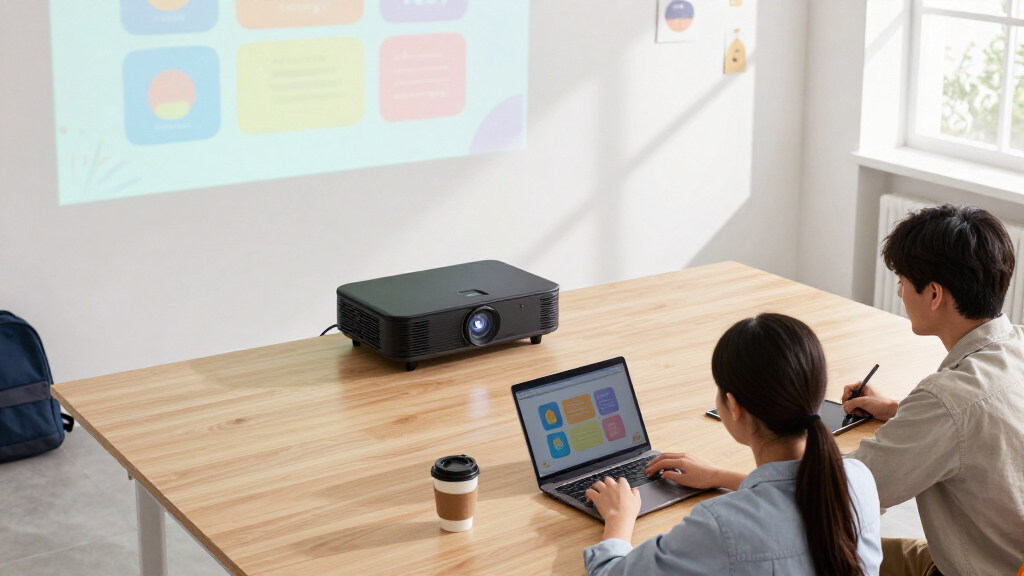 top rated interactive short throw projector for hybrid teaching