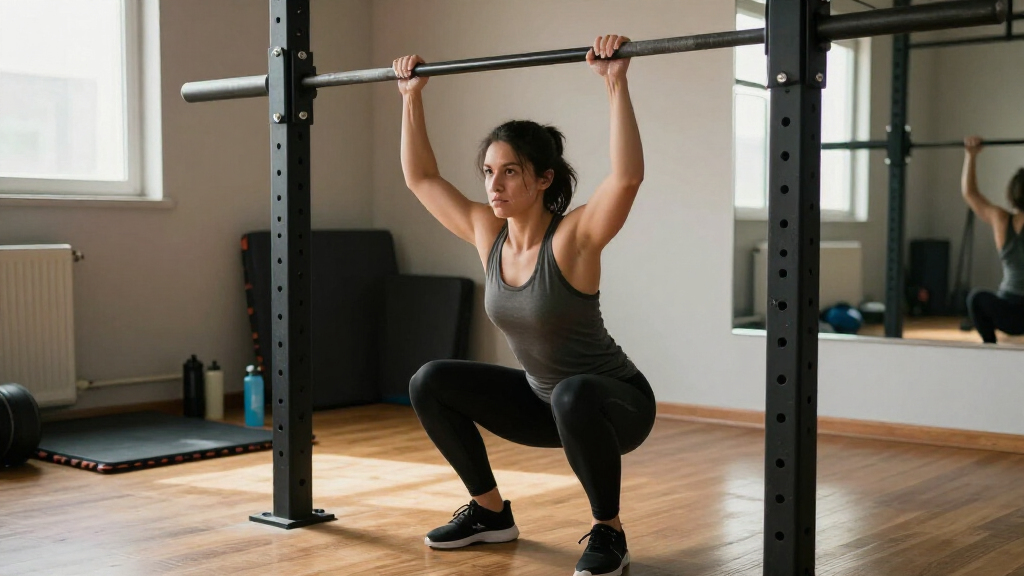 squat racks with pull up bar