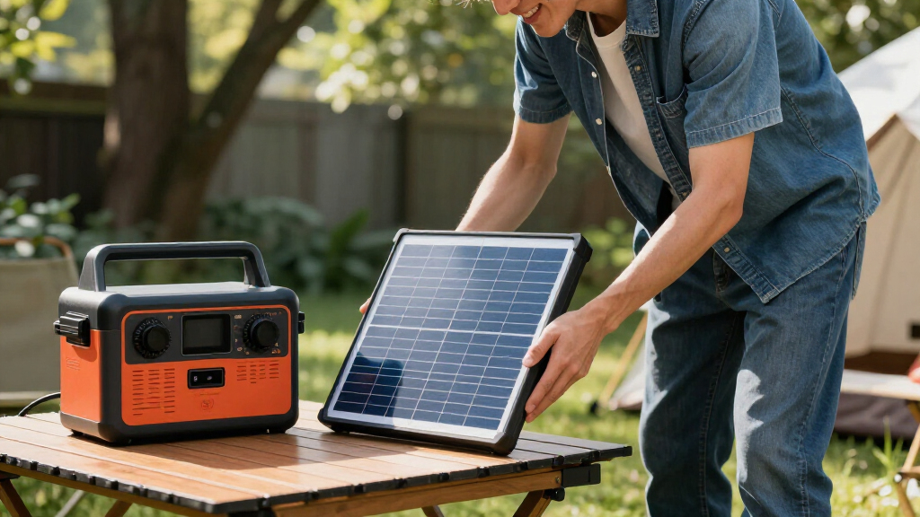 350w portable solar panel for power station
