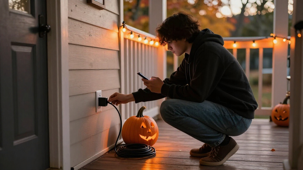 smart plugs for Halloween lights