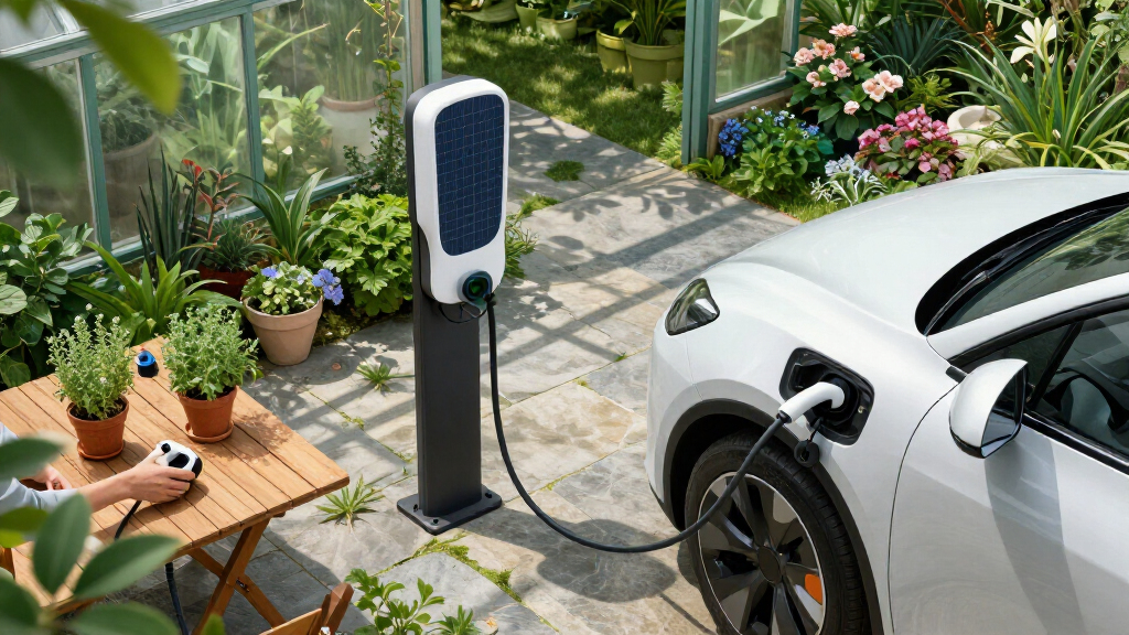 best ev charger for solar powered charging