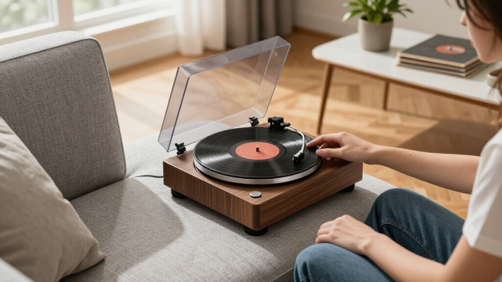 record players with built in speakers