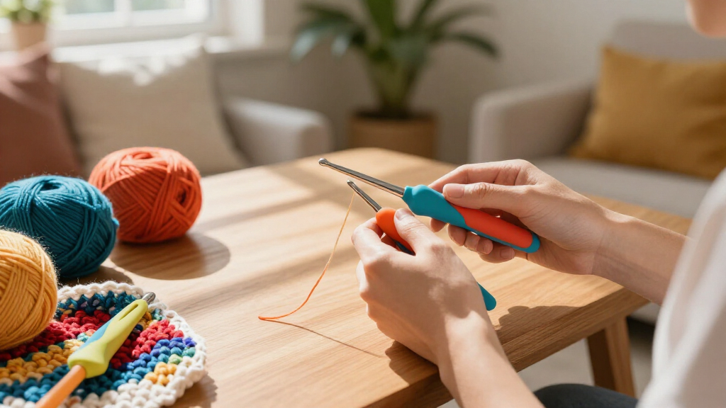ergonomic crochet hooks set