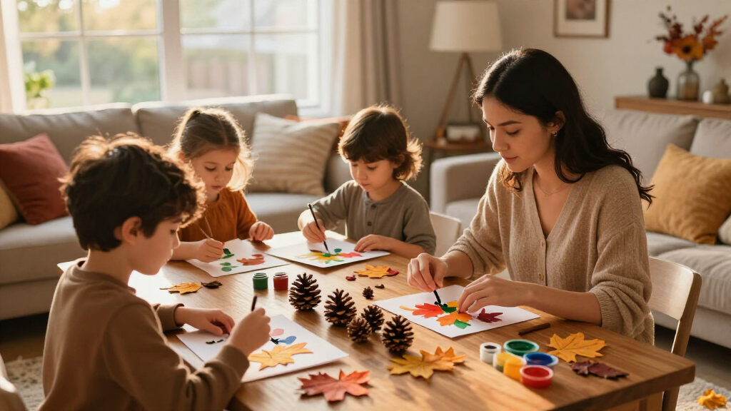family fall indoor activity kits