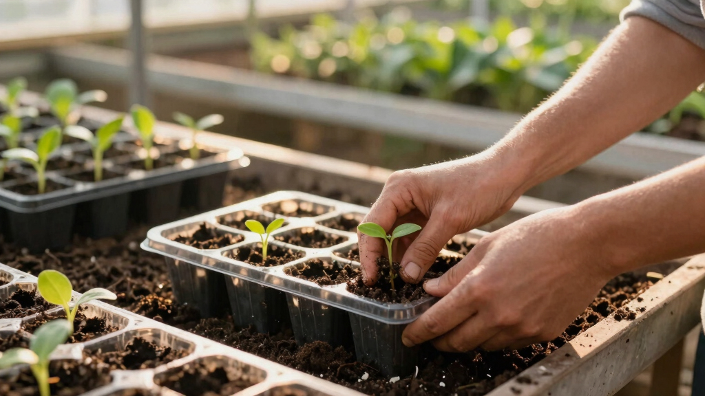 seed trays and cells