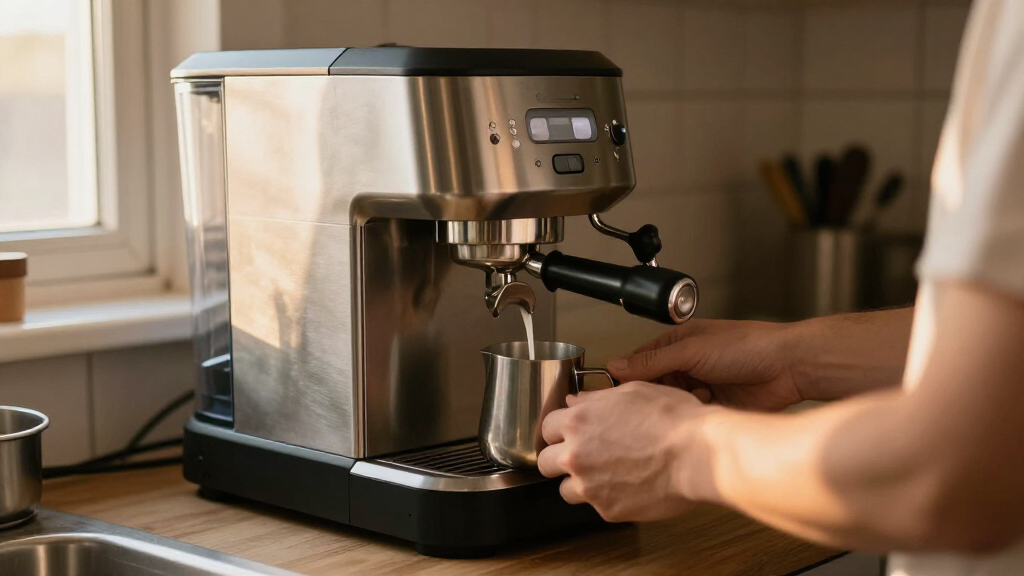 best dual boiler espresso machine with front fill water tank