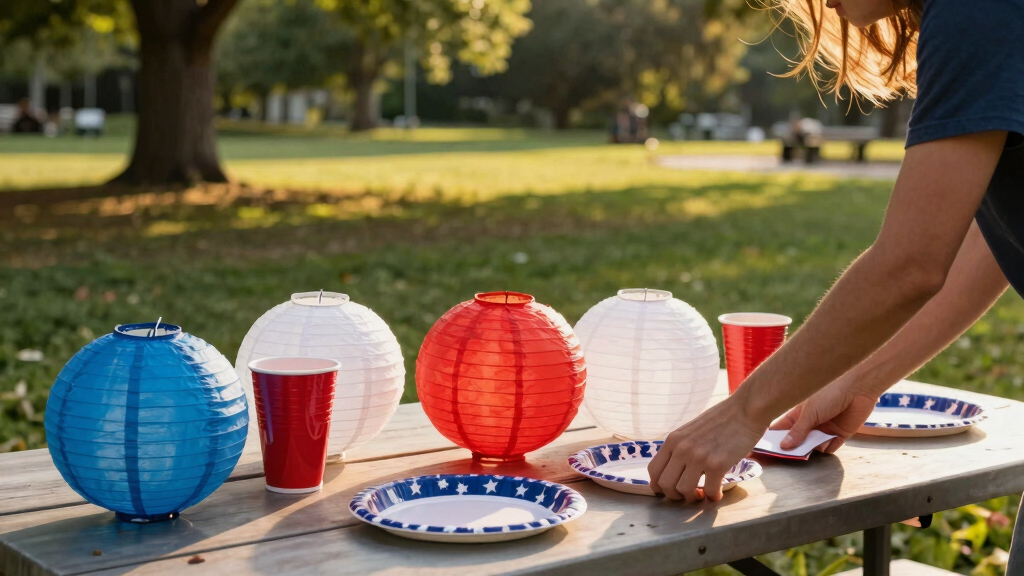 patriotic outdoor party supplies