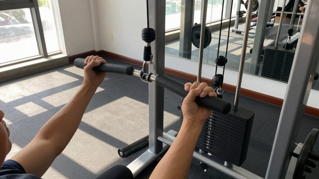 cable crossover machine with weight stack