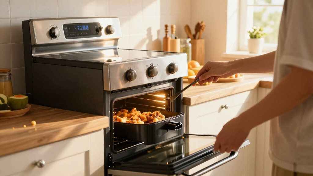 best double oven electric range with air fry