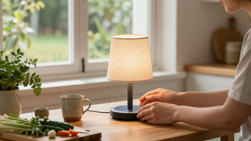 solar-powered desk lamps