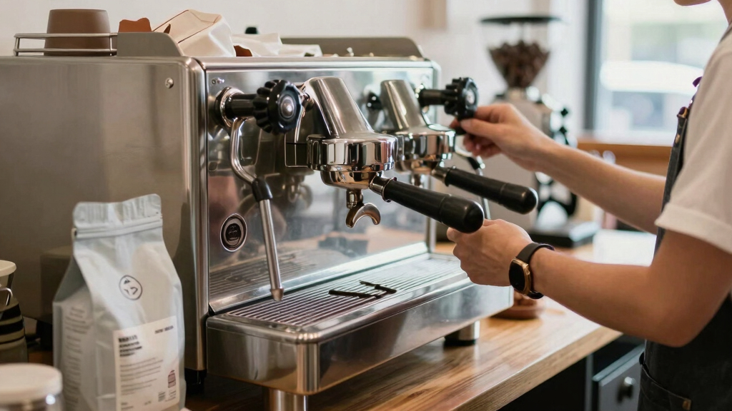 best flow control espresso machine for medium roast espresso