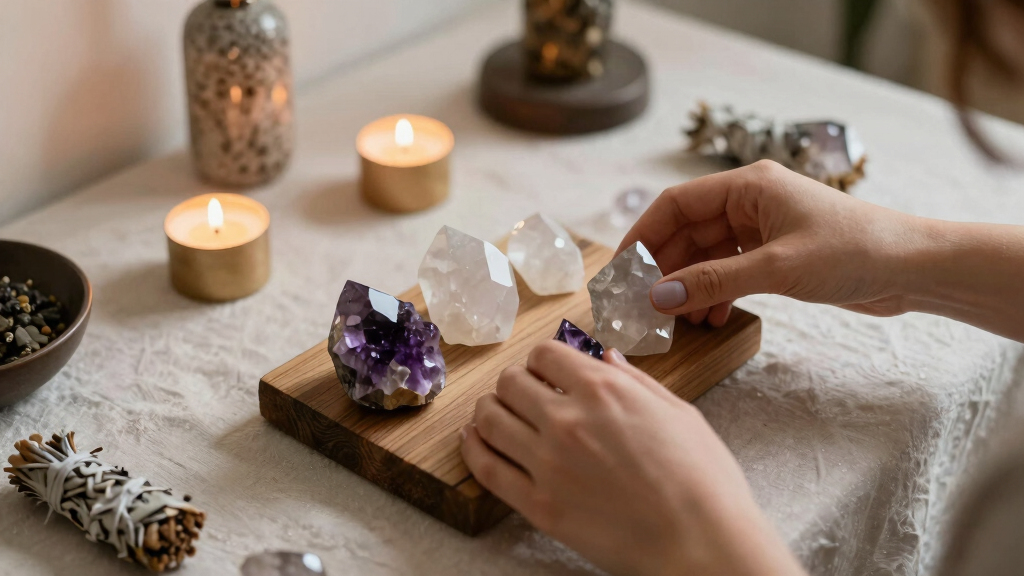 crystal healing meditation kits