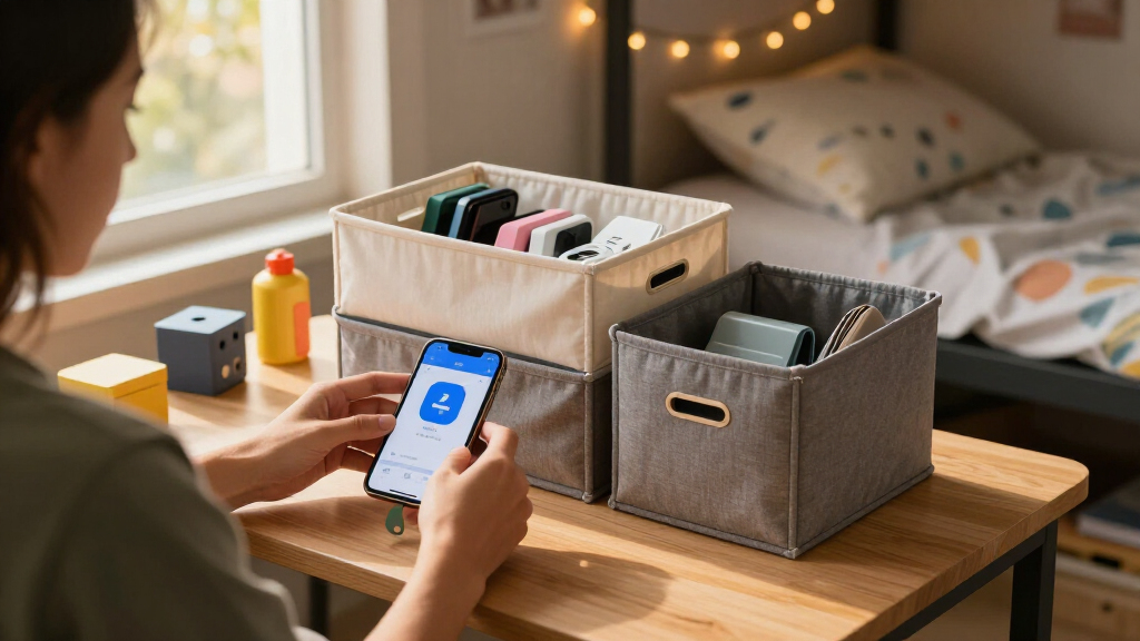 smart dorm room organizers