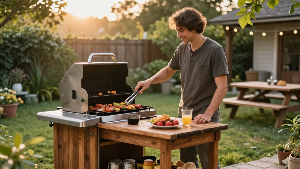 best outdoor kitchen grill cart