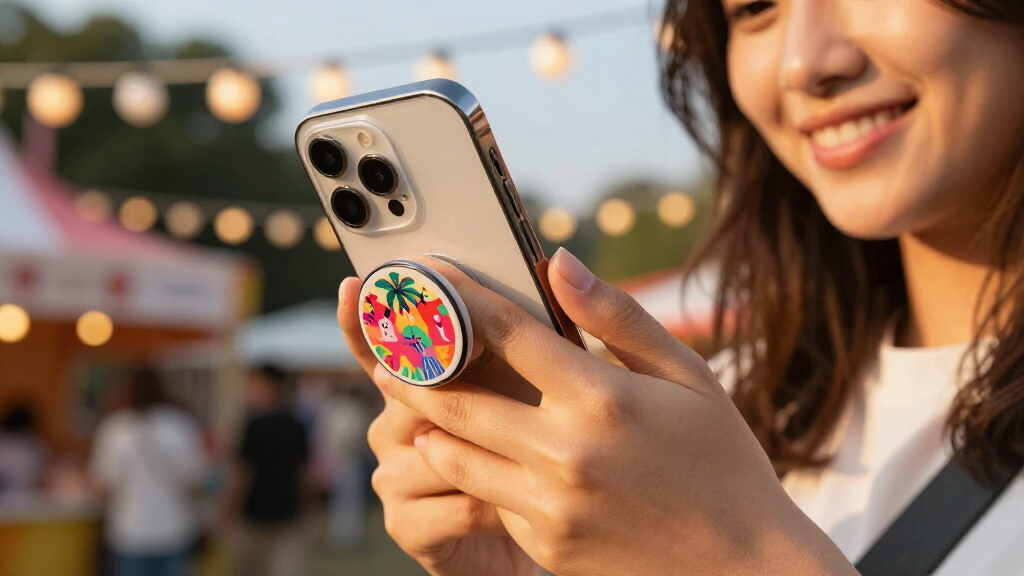 festival-themed pop sockets
