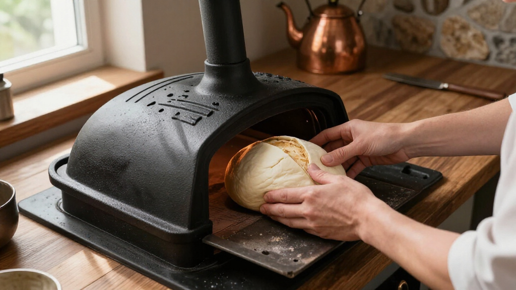 high end cast iron bread oven for artisan loaves