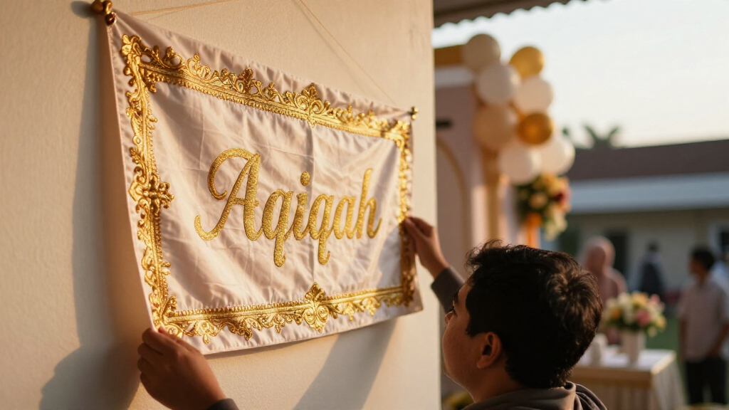 aqiqah banner personalized