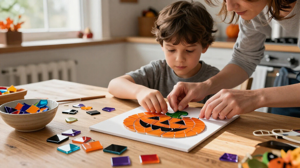 Halloween mosaic art kits