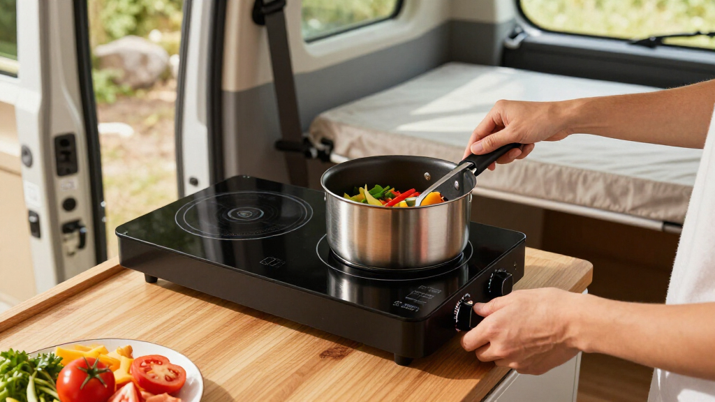 best premium portable induction cooktop for van life road trips