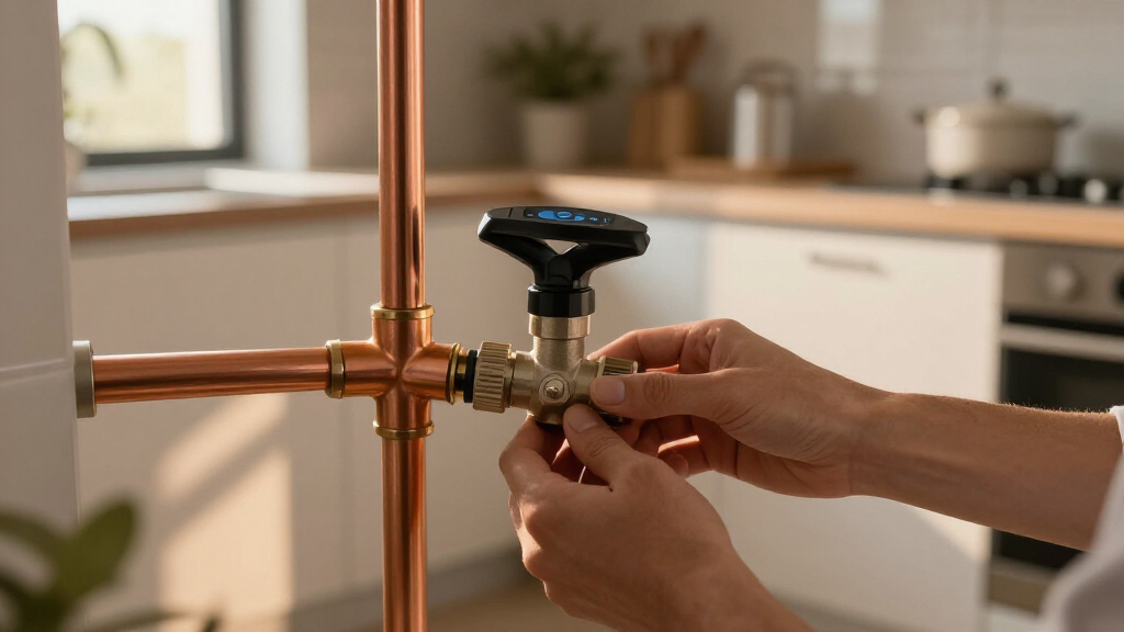 smart main water shutoff valve leak prevention