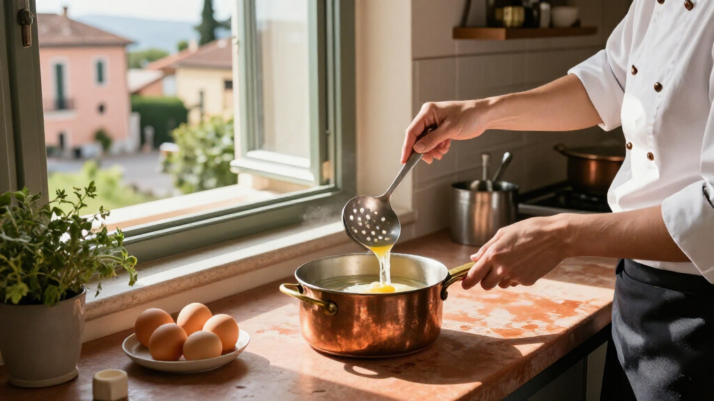 Cook soft eggs in six calm steps