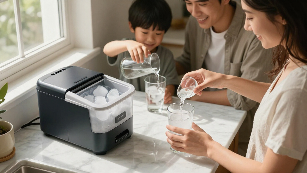 countertop nugget ice maker for hydration