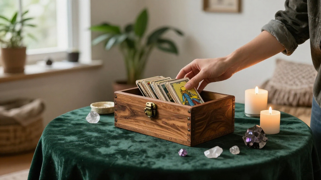 tarot card deck storage boxes
