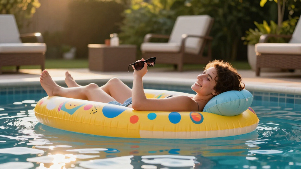inflatable pool floats