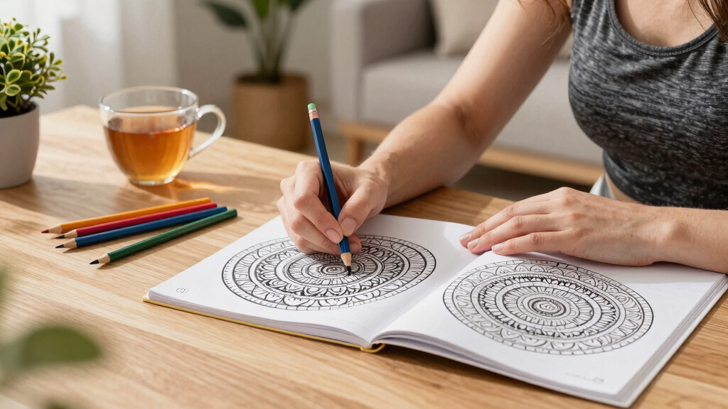 stress relief adult coloring books